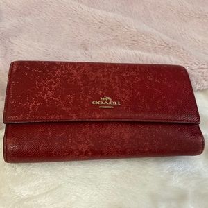 Coach New York red purse
